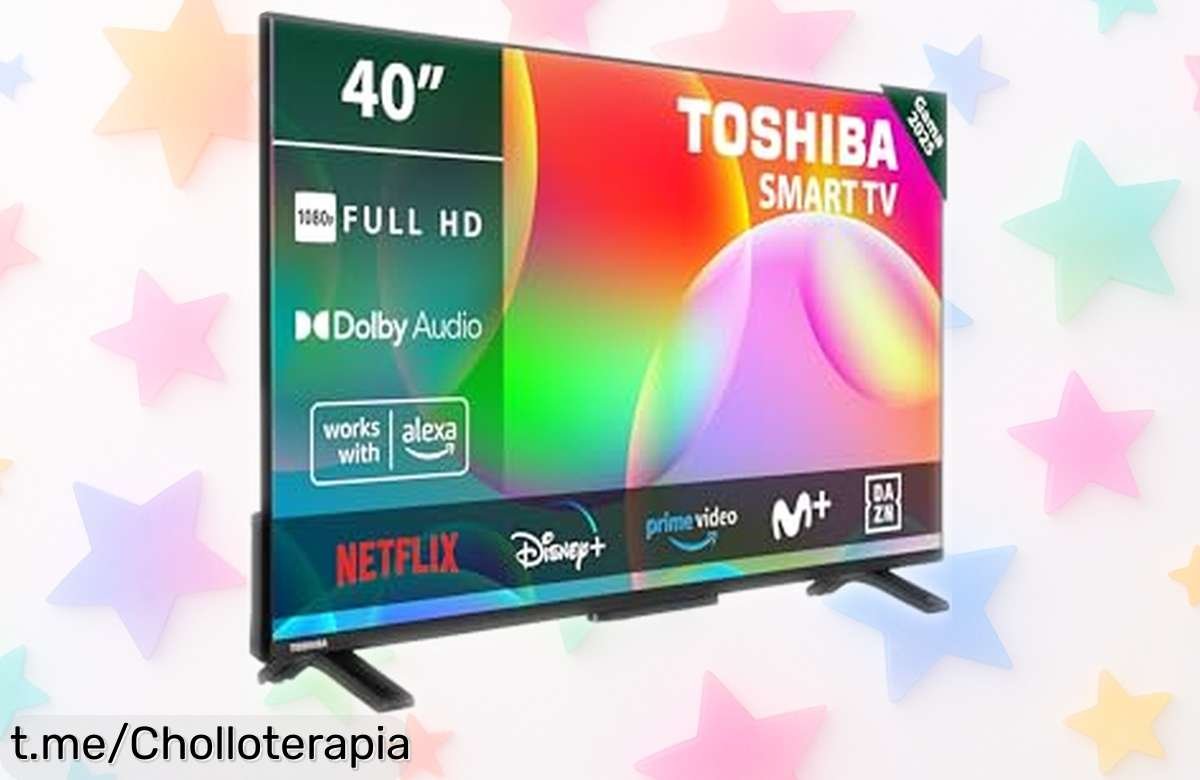 Televisor LED 40 Toshiba con imagen Full HD y HDR a precio rebajado, dale vida a tus momentos de entretenimiento antes de que se agote esta oferta brutal.