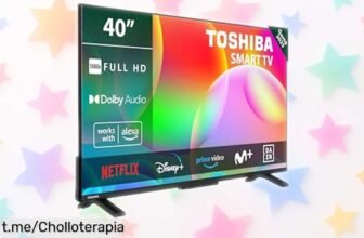 Televisor LED 40 Toshiba: imagen Full HD y sonido Dolby a precio de ganga, ¡aprovecha este super chollo y vive tus series como nunca! Corre que se agotan.