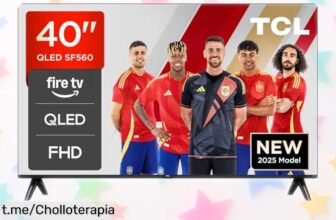 Televisor smart QLED con Alexa y Fire TV a un precio de rebaja increíble, colores vibrantes que transformarán tus noches ¡No pierdas la oportunidad, cómpralo ya antes de que se agote!