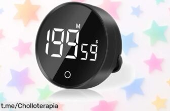 Temporizador de cocina digital LED gigante, superreducido para que cada segundo sea tu aliado; aprovecha este ofertón y no dejes escapar esta oportunidad única antes de que voee