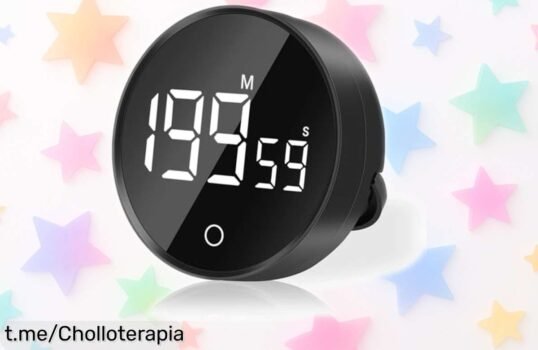 Temporizador de cocina digital LED gigante, superreducido para que cada segundo sea tu aliado; aprovecha este ofertón y no dejes escapar esta oportunidad única antes de que voee