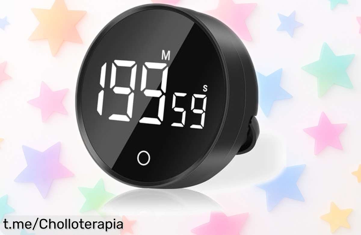 Temporizador de cocina digital LED gigante, superreducido para que cada segundo sea tu aliado; aprovecha este ofertón y no dejes escapar esta oportunidad única antes de que voee