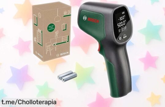 Termómetro de infrarrojos Bosch UniversalTemp: medición súper precisa hasta 500 °C, ¡ahora a precio rebajado! No dejes pasar este chollo y controla tus temperaturas ya.