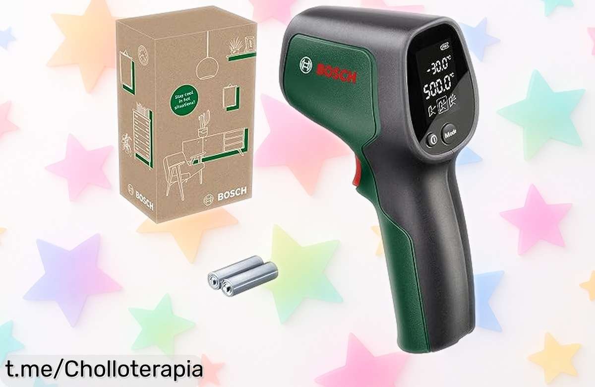 Termómetro de infrarrojos Bosch UniversalTemp: medición súper precisa hasta 500 °C, ¡ahora a precio rebajado! No dejes pasar este chollo y controla tus temperaturas ya.