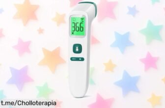 Termómetro frontal sin contacto con 35 memorias para toda la familia, ahora a precio rebajado: cuida a los tuyos al instante ¡No dejes escapar este ofertón increíble!