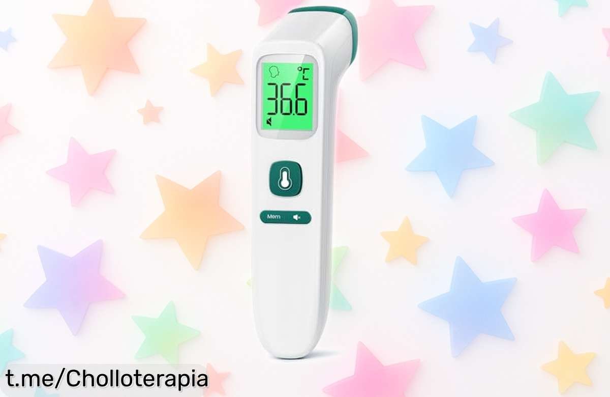 Termómetro frontal sin contacto con 35 memorias para toda la familia, ahora a precio rebajado: cuida a los tuyos al instante ¡No dejes escapar este ofertón increíble!