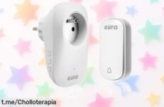 Timbre inalámbrico EuraTech sin pilas, resistente al agua y con 58 melodías para que todas tus visitas se sientan bienvenidas. ¡Aprovecha este precio rebajado antes de que se acaben!