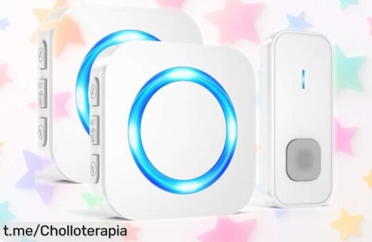 Timbre inalámbrico exterior Surfou con 400 metros de alcance y 55 melodías ¡Aprovecha este super chollo antes de que suba! Tu hogar más seguro y conectado te espera.