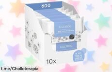 Toallitas húmedas Lillydoo para bebés: ¡600 unidades a un precio rebajado y super chollo! Cuida la piel de tu pequeño mientras dure esta oferta, no te quedes sin ellas.
