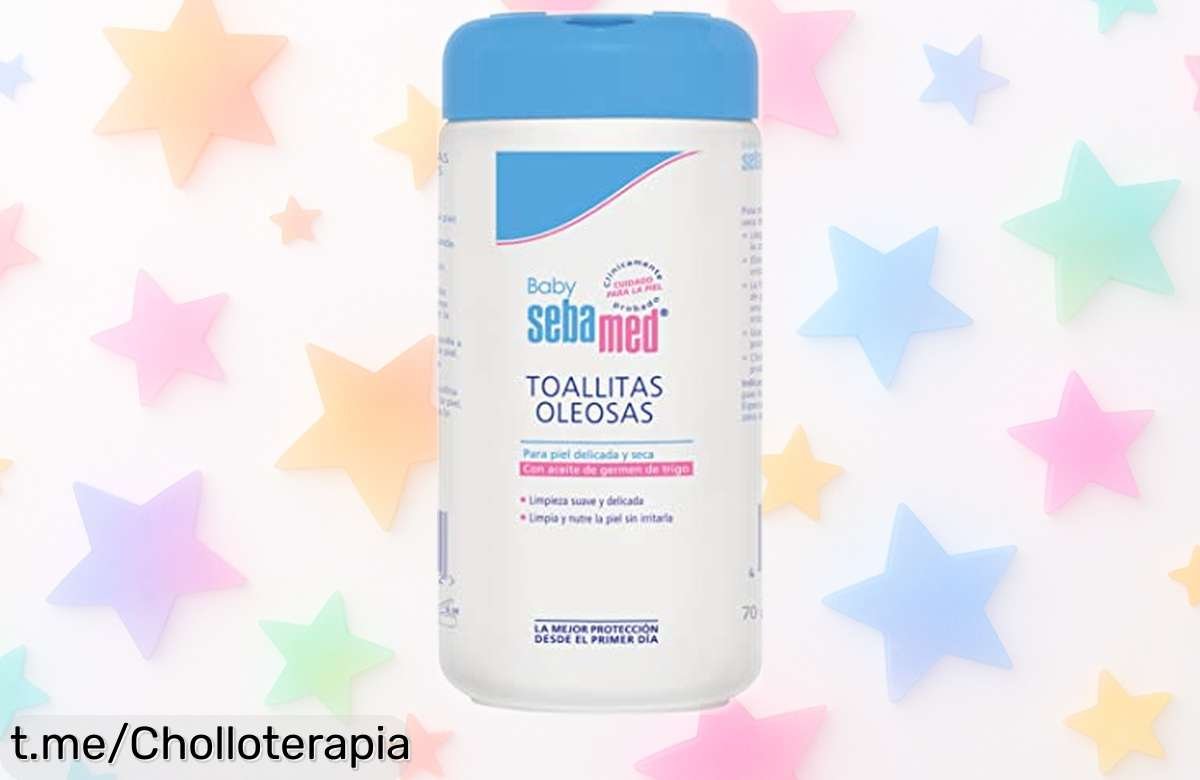Toallitas oleosas Sebamed para bebé con manzanilla a precio increíble: 70 unidades que cuidan su piel sensible. ¡Aprovecha esta oferta antes de que desaparezca!
