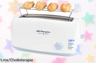 Tostadora Orbegozo con 6 niveles de tostado: ¡rebaja increíble y lista para preparar tus riquísimas tostadas en un abrir y cerrar de ojos! Aprovecha esta oferta limitada ahora mismo.