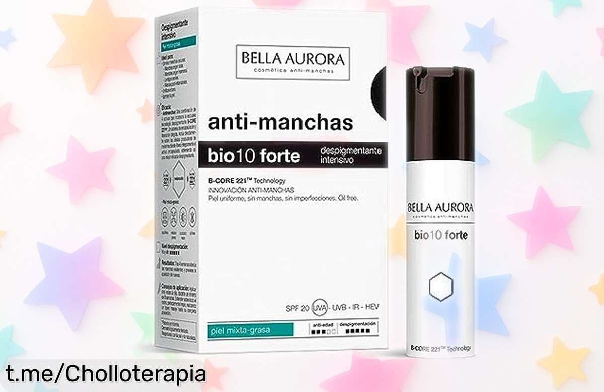Tratamiento antimanchas intensivo Bella Aurora con SPF20 a un precio rebajado, ¡reduce manchas y consigue una piel radiante rápidamente! No dejes escapar esta oferta que vuela.