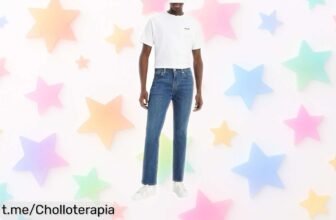 Vaqueros Levi’s 511 slim súper ligeros con cinco bolsillos a un precio de locura que no puedes dejar escapar, ¡cae en la libertad cómoda de moverte y compra ya!