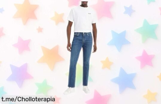 Vaqueros Levi’s 511 slim súper ligeros con cinco bolsillos a un precio de locura que no puedes dejar escapar, ¡cae en la libertad cómoda de moverte y compra ya!