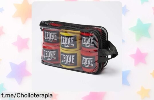 Vendajes Leone 1947 en rojo, negro y amarillo con cierre velcro rápido a un precio loco, ¡aprovéchalos antes de que se agoten y potencia tu estilo ya!