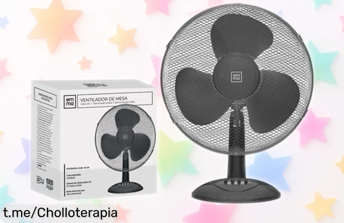 Ventilador de pie Emma ultra silencioso: potencia y frescura a un precio loco. Además, su diseño ligero lo hace perfecto para cualquier rincón. Aprovecha este super chollo ya antes de que se agote y relájate sin ruidos.