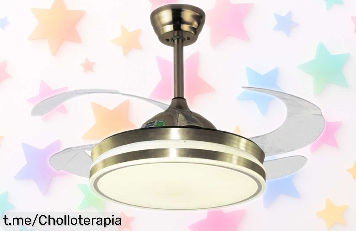 Ventilador de techo Bel Air Home con motor DC y luz LED 36W: ¡ofertón a precio rebajado para que disfrutes del máximo confort en casa! Actúa ya y transforma tu espacio en un refugio fresco.