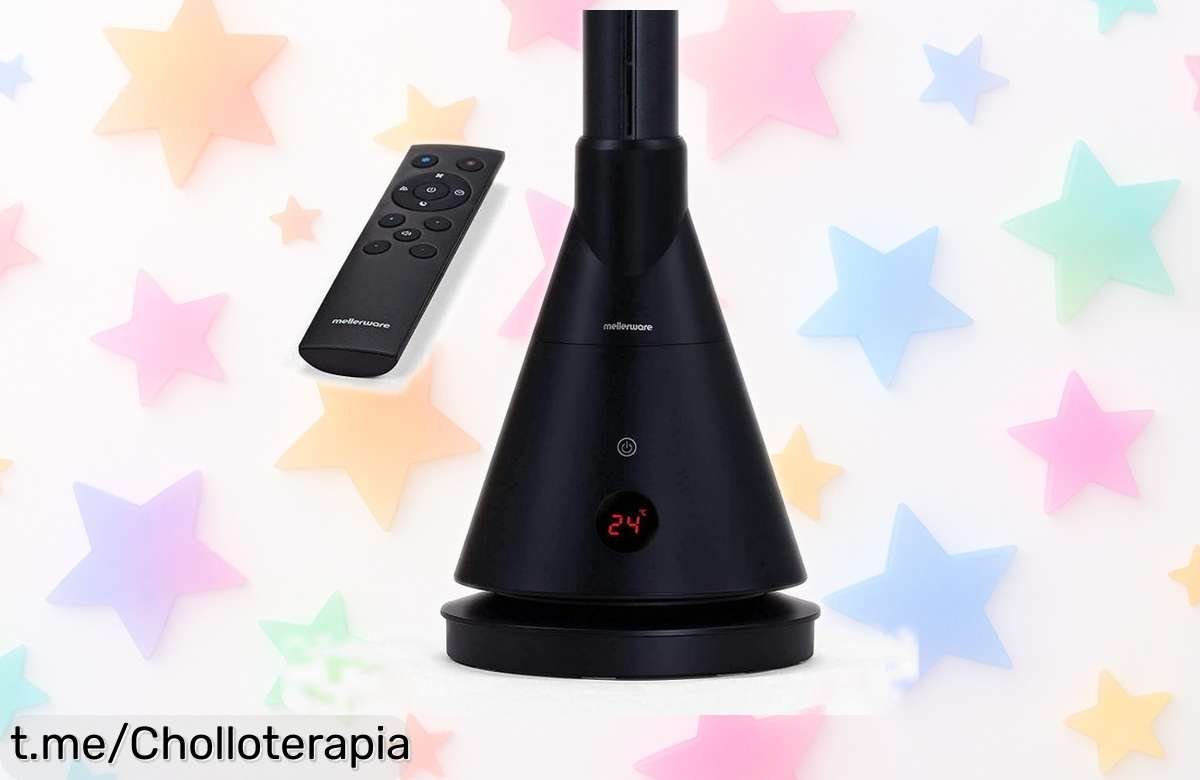 Ventilador y calefactor 2 en 1 Mellerware, rebajado para que nunca pases frío ni calor. ¡Aprovecha este super chollo y siente el confort inmediato que mereces!