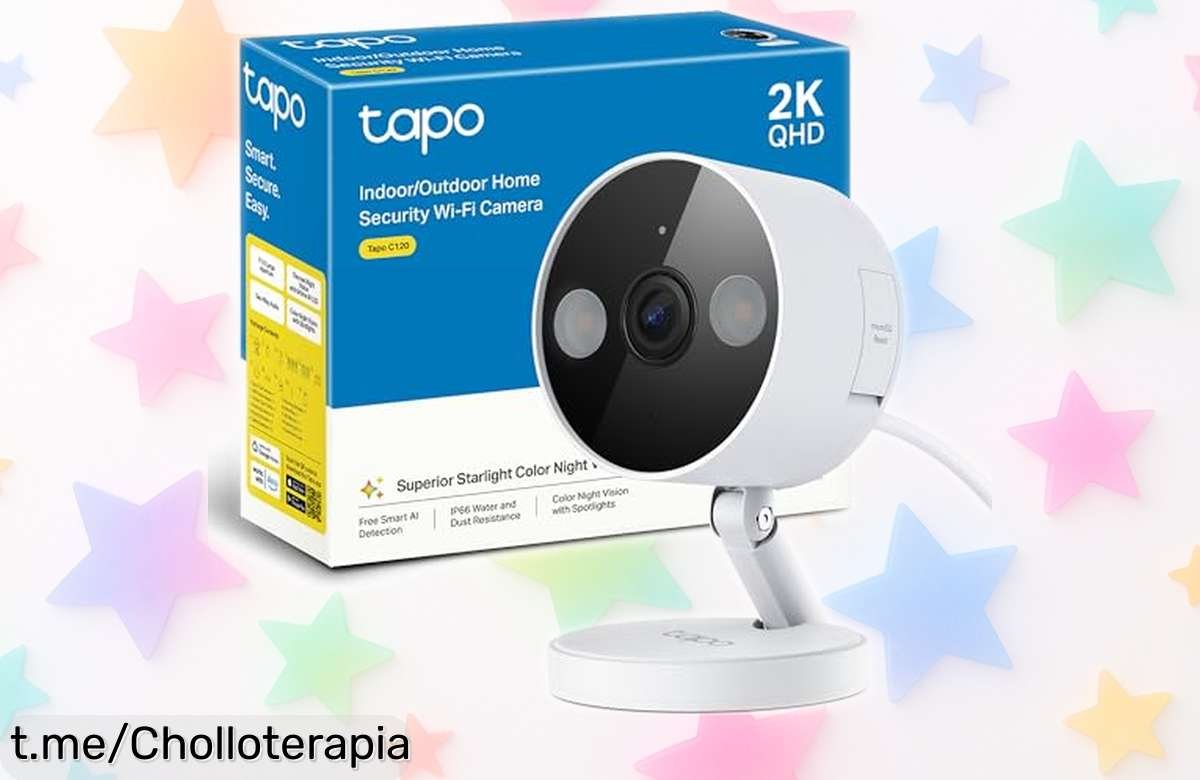 Vigilancia total con la cámara Tapo C1202K a un precio rebajado espectacular; protege tu hogar y disfruta de tranquilidad ya mismo, ¡aprovéchalo antes que se acabe!
