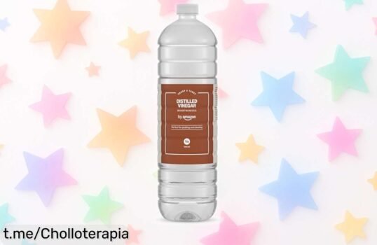 Vinagre de alcohol by Amazon, sabor potente y ácido a precio rebajado ¡Haz que tus platos brillen con este súper chollo antes de que se agote!