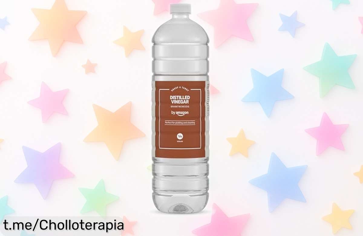 Vinagre de alcohol by Amazon, sabor potente y ácido a precio rebajado ¡Haz que tus platos brillen con este súper chollo antes de que se agote!