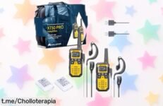 Walkie talkies Midland: ¡comunícate hasta 8 km, sumérgete en tus aventuras y aprovecha este precio rebajado que no puedes dejar escapar!