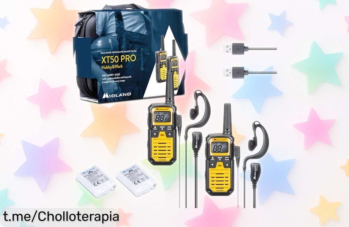 Walkie talkies Midland: ¡comunícate hasta 8 km, sumérgete en tus aventuras y aprovecha este precio rebajado que no puedes dejar escapar!