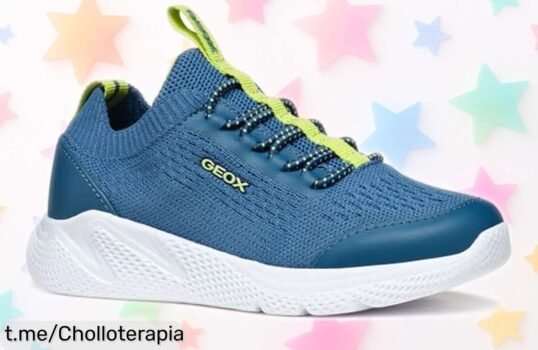 Zapatillas Geox ligeras y fáciles de poner, rebajadas a precio muy bajo ¡Un chollazo que volará! Acelera el ritmo del día de tu peque ya mismo.