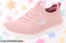 Zapatillas Skechers Summits en fucsia, rebajadas a un precio increíble que no puedes dejar pasar. ¡Dale vida a tus pasos y siente la energía de cada movimiento!