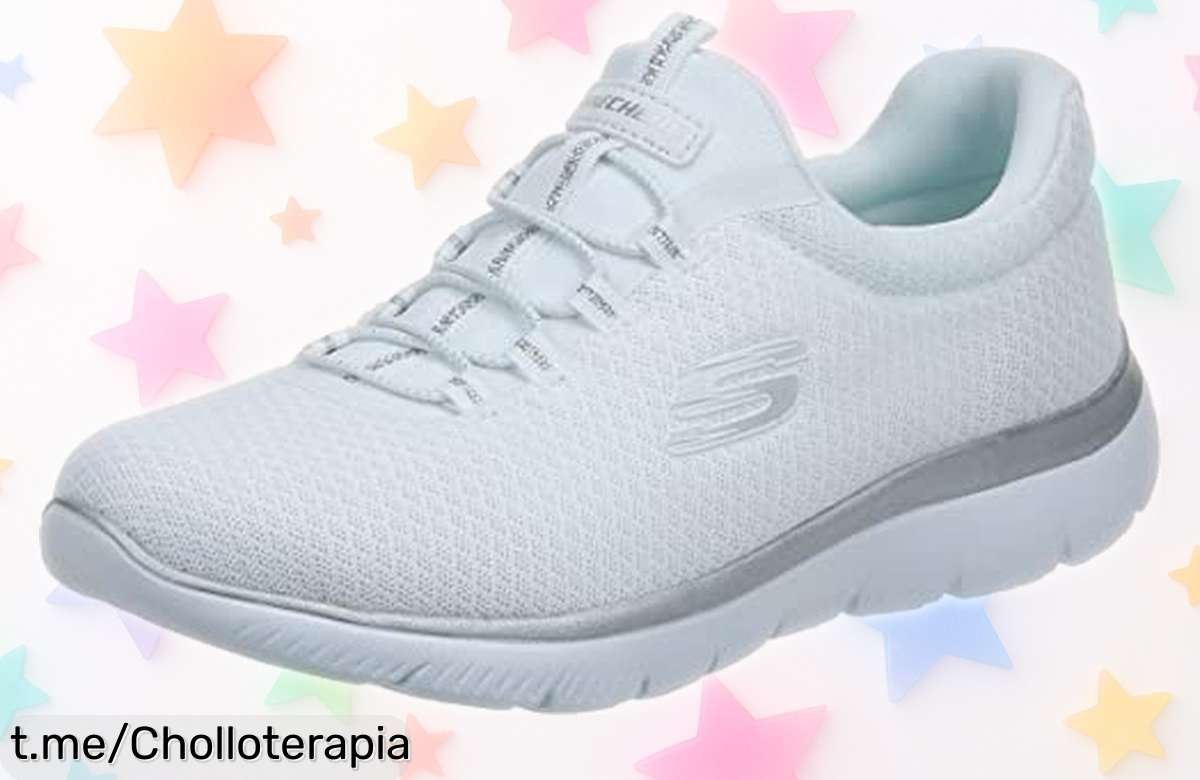 Zapatillas Skechers ligeras y sin cordones con rebaja brutal: siente la frescura y libertad que te harán imparable. ¡Corre antes de que se agoten!