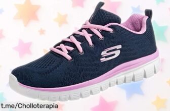 Zapatillas Skechers para mujer con ajuste perfecto y suela flexible a precio rebajado: ¡Un ofertón que volará pronto! Siente la ligereza en cada paso, no te quedes sin ellas.