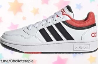 Zapatillas adidas Hoops unisex para niños a precio rebajado, ¡no te quedes sin las tuyas y causa sensación en cada paso!