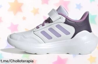 Zapatillas adidas Tensaur para niños con diseño clásico a precio rebajado, un super chollo que les encantará; corre y dales lo mejor sin gastar de más.