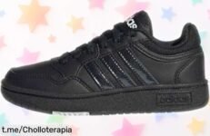 Zapatillas adidas hoops para niños, resistentes y clásicas a precio rebajado; no dejes escapar este ofertón que vuela ¡Siente la emoción de ganar terreno ya!
