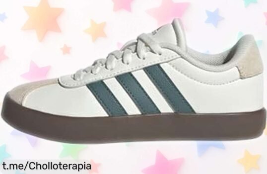 Zapatillas adidas para niños con suela resistente a precio rebajado, perfectas para correr y jugar. ¡No te pierdas este ofertón limitado que hará sonreír a tus peques!