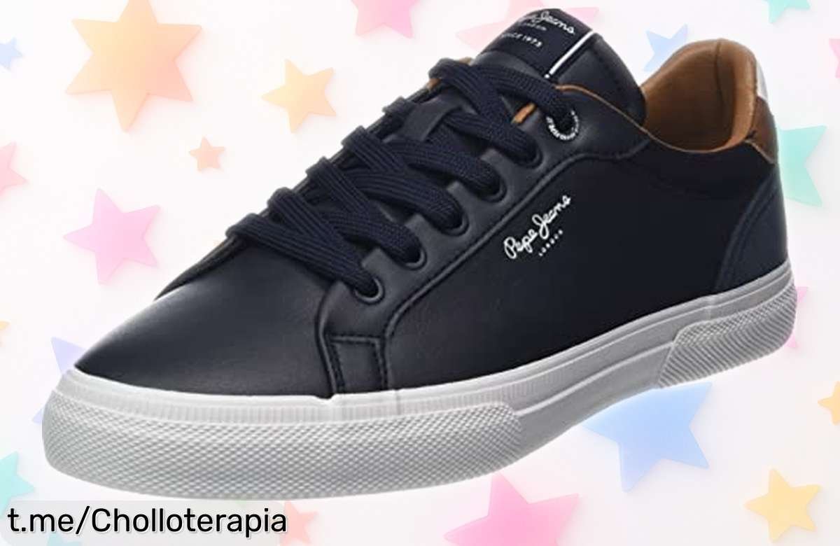 Zapatillas de piel Pepe Jeans con caída de precio brutal, un super chollo que solo los más rápidos aprovecharán para brillar en cada paso ¡No te quedes sin las tuyas!