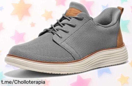 Zapatillas de vestir para hombre con cordones elásticos a precio loco que destacan tu estilo en cada ocasión, ¡últimas unidades disponibles y te quedarán perfectas!