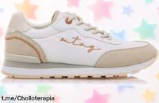 Zapatillas deportivas MTNG en blanco arena a un precio loco que se van volando, ¡aprovecha esta oportunidad de estilo y hazlas tuyas ya antes de quedarte sin ellas!