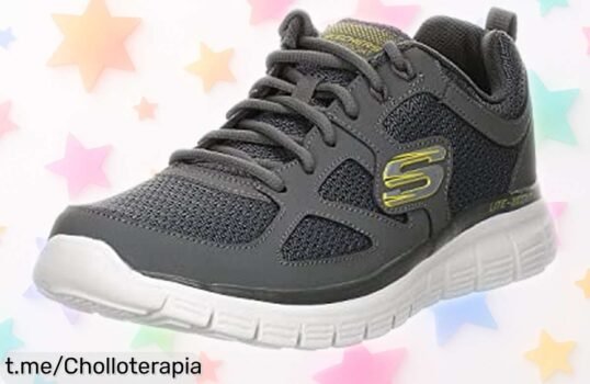 Zapatillas deportivas Skechers Burns para hombre: caída de precio brutal en un super chollo, ¡no te quedes sin las tuyas y siente la energía al caminar!