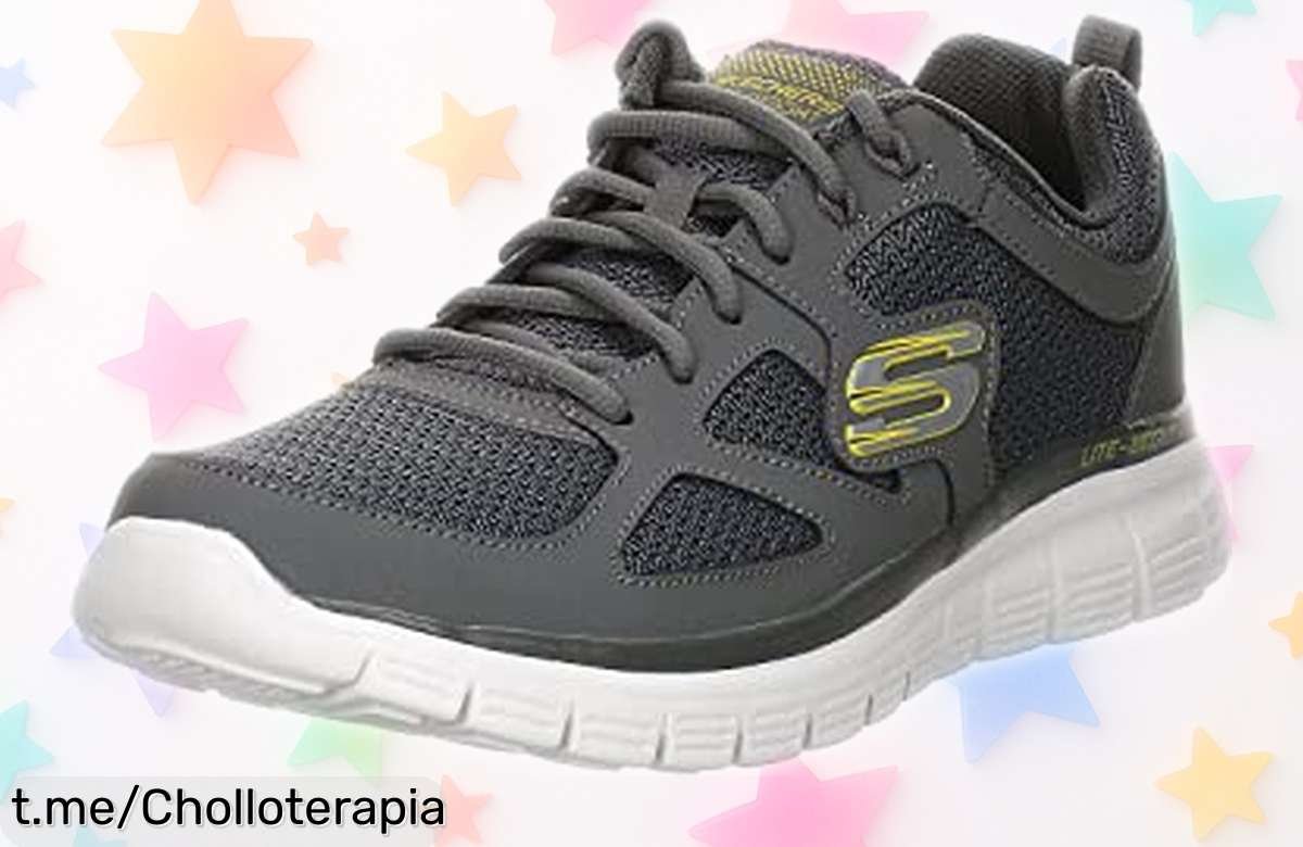Zapatillas deportivas Skechers Burns para hombre: caída de precio brutal en un super chollo, ¡no te quedes sin las tuyas y siente la energía al caminar!