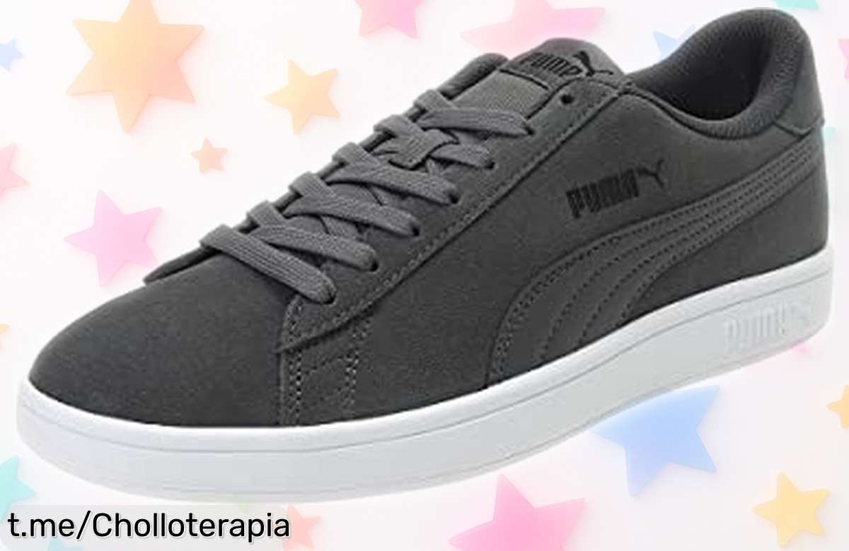 Zapatillas deportivas unisex Puma Smash con estilo urbano a precio rebajado. ¡No dejes pasar esta oportunidad y siente la energía en cada paso!