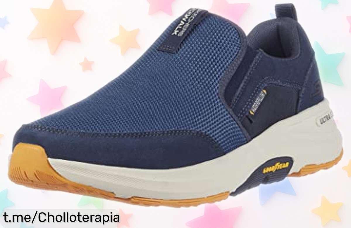 Zapatos deportivos de senderismo Skechers con suela Goodyear a precio rebajado: ¡No te quedes sin el tuyo y siente la libertad de explorar!