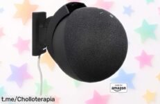 Soporte de pared Made for Amazon para Echo 4ª gen a precio rebajado, hazte con este super chollo y disfruta tu música en cualquier rincón ¡no te lo pierdas!