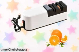 Afilador eléctrico Xinlie para cuchillos y tijeras, ¡ofertón que no puedes dejar pasar! Ahorra tiempo y despierta tu creatividad culinaria. ¡Renueva tus cortes ya!