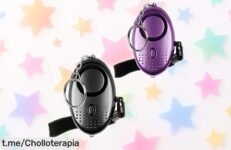 Alarma personal de emergencia Qoosea con linterna LED: ¡Pack doble a precio rebajado, la seguridad nunca había sido tan accesible! Protege a los que amas hoy mismo.