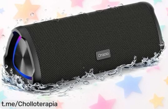 Altavoz Bluetooth portátil con luces RGB de 20W a precio rebajado, lleva la fiesta donde quieras y hazla inolvidable ¡no te quedes sin el tuyo que vuelan!