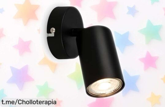 Aplique de pared Briloner con luz orientable, diseño moderno y precio rebajado. Dale a tu hogar un toque único y ilumina lo que amas ¡No pierdas esta oportunidad!