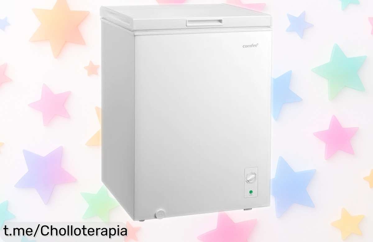 Arcón congelador COMFEE’ convertible, precio loco y diseño inteligente; no dejes escapar este super chollo que vuela rápido ¡refresca tu cocina ya!