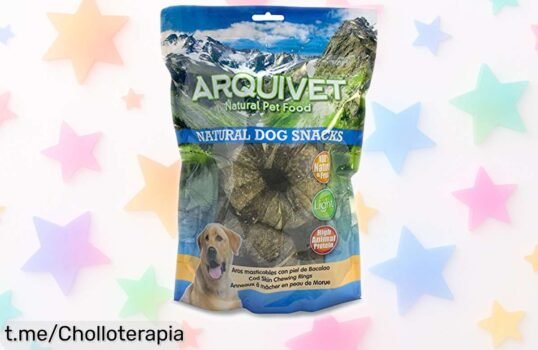 Aros masticables Archivét con bacalao para perros, ¡pack de 6 a precio rebajado! Haz feliz a tu peludo rápidamente y sin culpa, aprovecha esta oferta limitada.