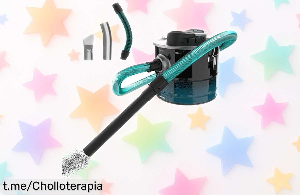 Aspirador de cenizas Cecotec súper potente con depósito inox, ¡ahora rebajado en un chollazo que te hará olvidar el caos en tu hogar!